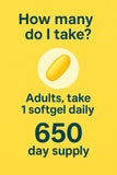 Chloe'C Vitamin D3 Softgels with wellness guide