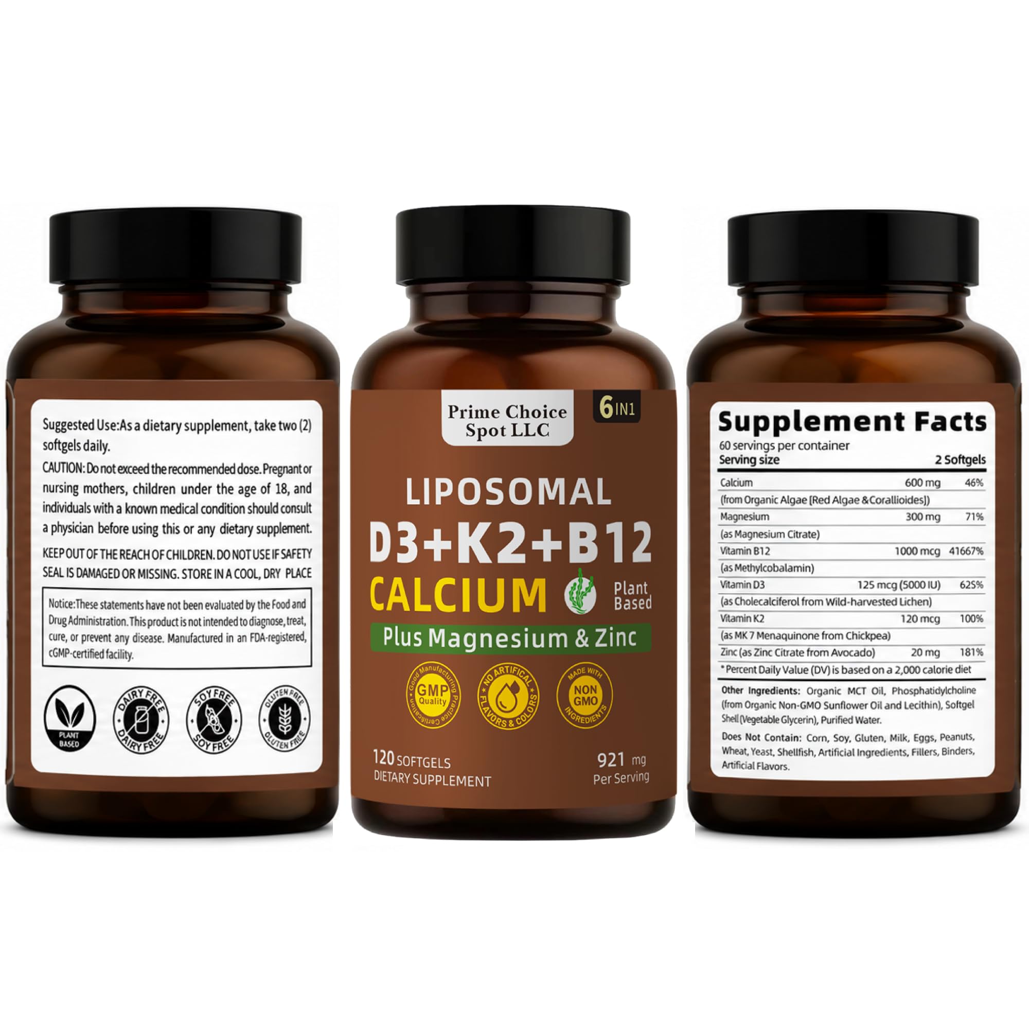 Choice Spot LLC Multivitamins 6-in-1 softgel close-up