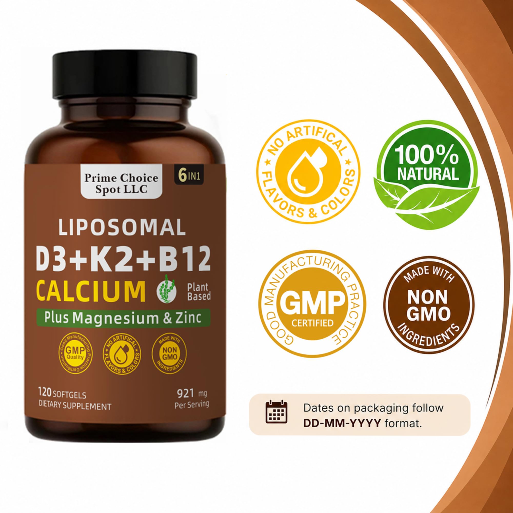 Choice Spot LLC Multivitamins 6-in-1 softgel packaging