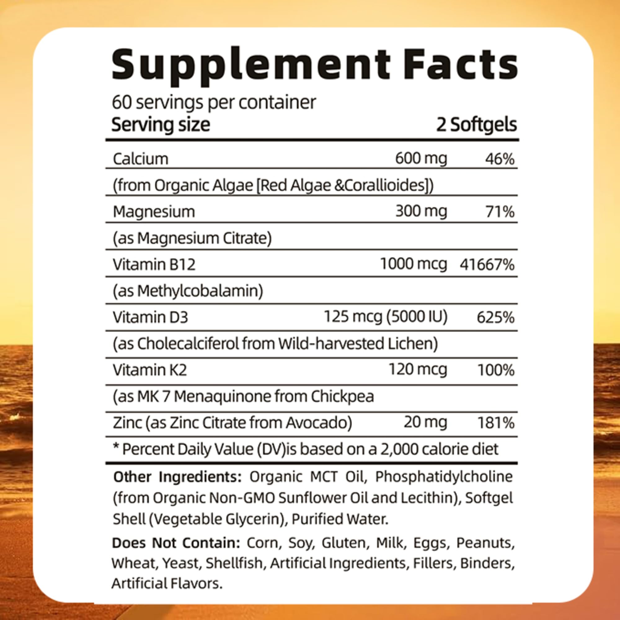 Choice Spot LLC Multivitamins 6-in-1 softgel with a glass of water