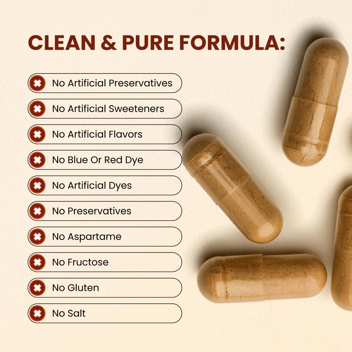 CHOQ Shilajit Supplement 50g back view with ingredient details