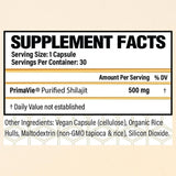 CHOQ Shilajit Supplement 50g with measuring spoon