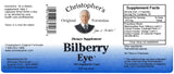 Christopher's Bilberry Eye Supplement on a wooden surface