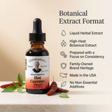 Christopher's Hot Cayenne Extract bottle with cap open