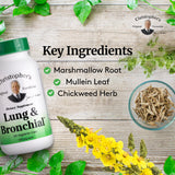 Christopher's Lung and Bronchial Formula bottle cap open