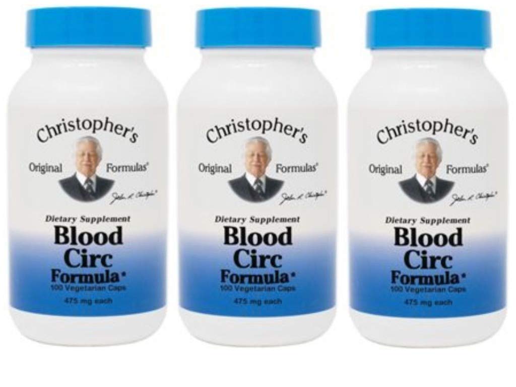 Christopher's Original Formulas Blood Circ Formula Capsules front view