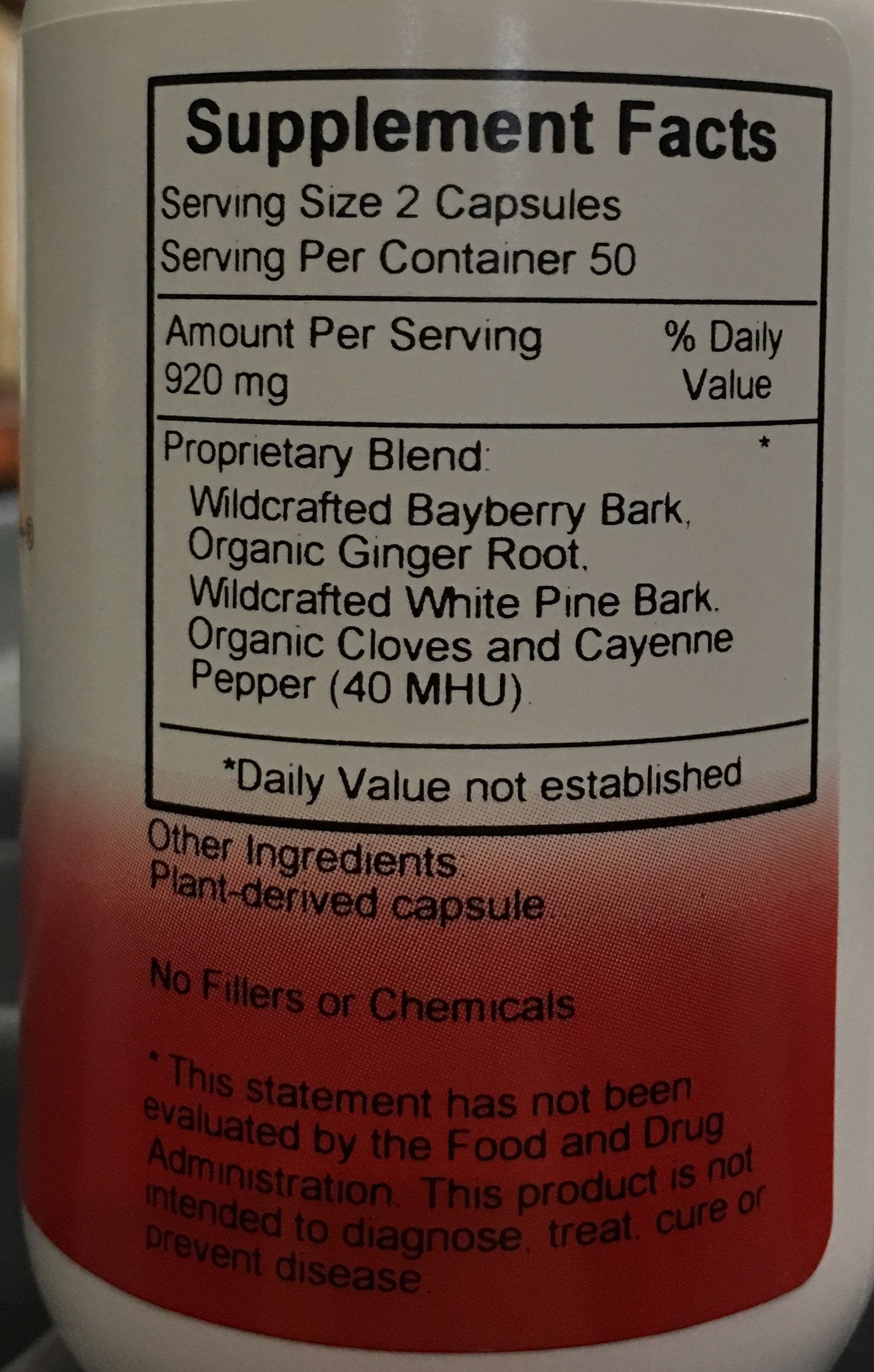 Christopher's Original Formulas Chest Formula back view of packaging
