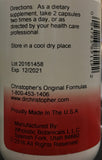 Christopher's Original Formulas Chest Formula capsule close-up
