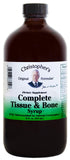 Christopher's Original Formulas Complete Tissue and Bone Syrup 16oz front view