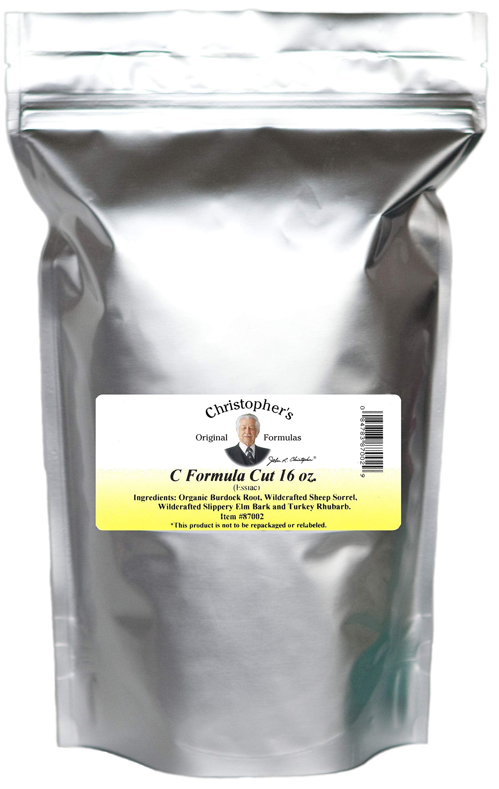 Christopher's Original Formulas Essiac-C Formula Cut 16 oz front view