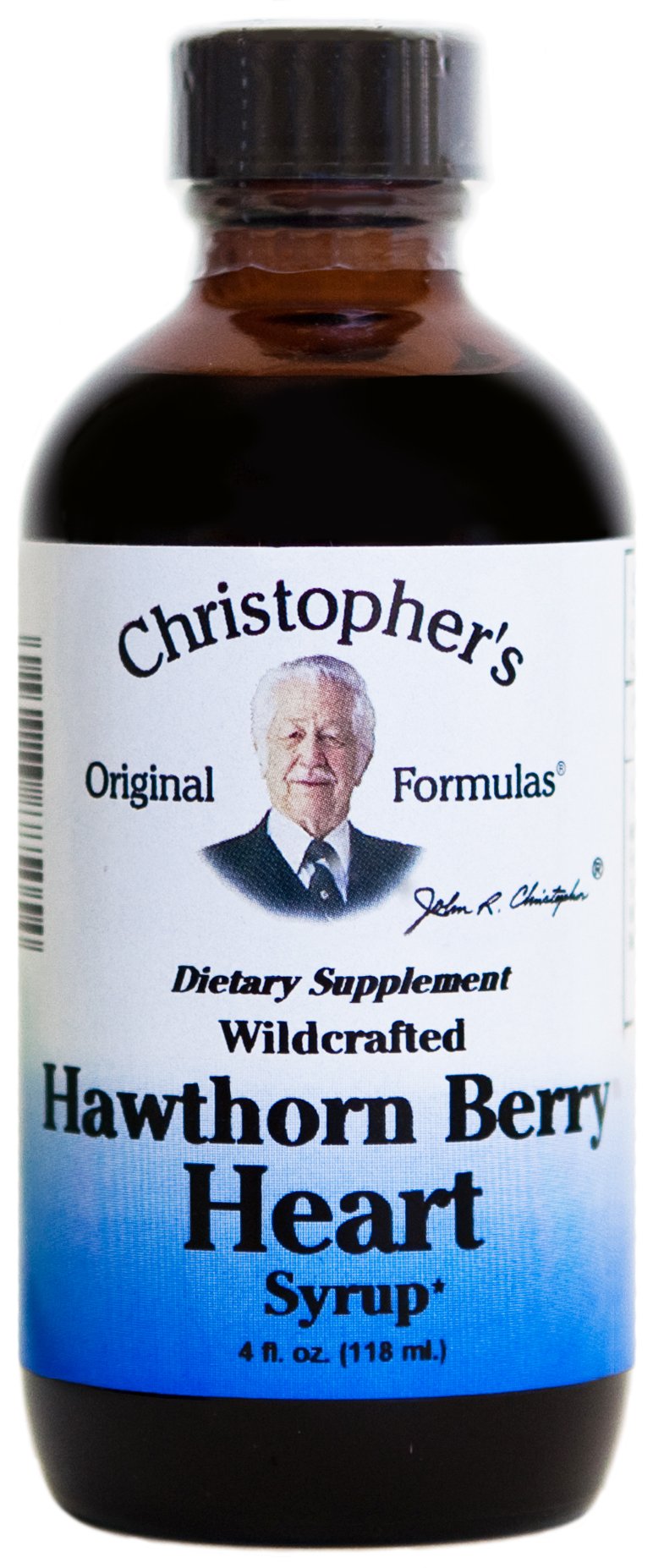 Christopher's Original Formulas Hawthorn Berry Herbal Syrup 4 FL OZ front view