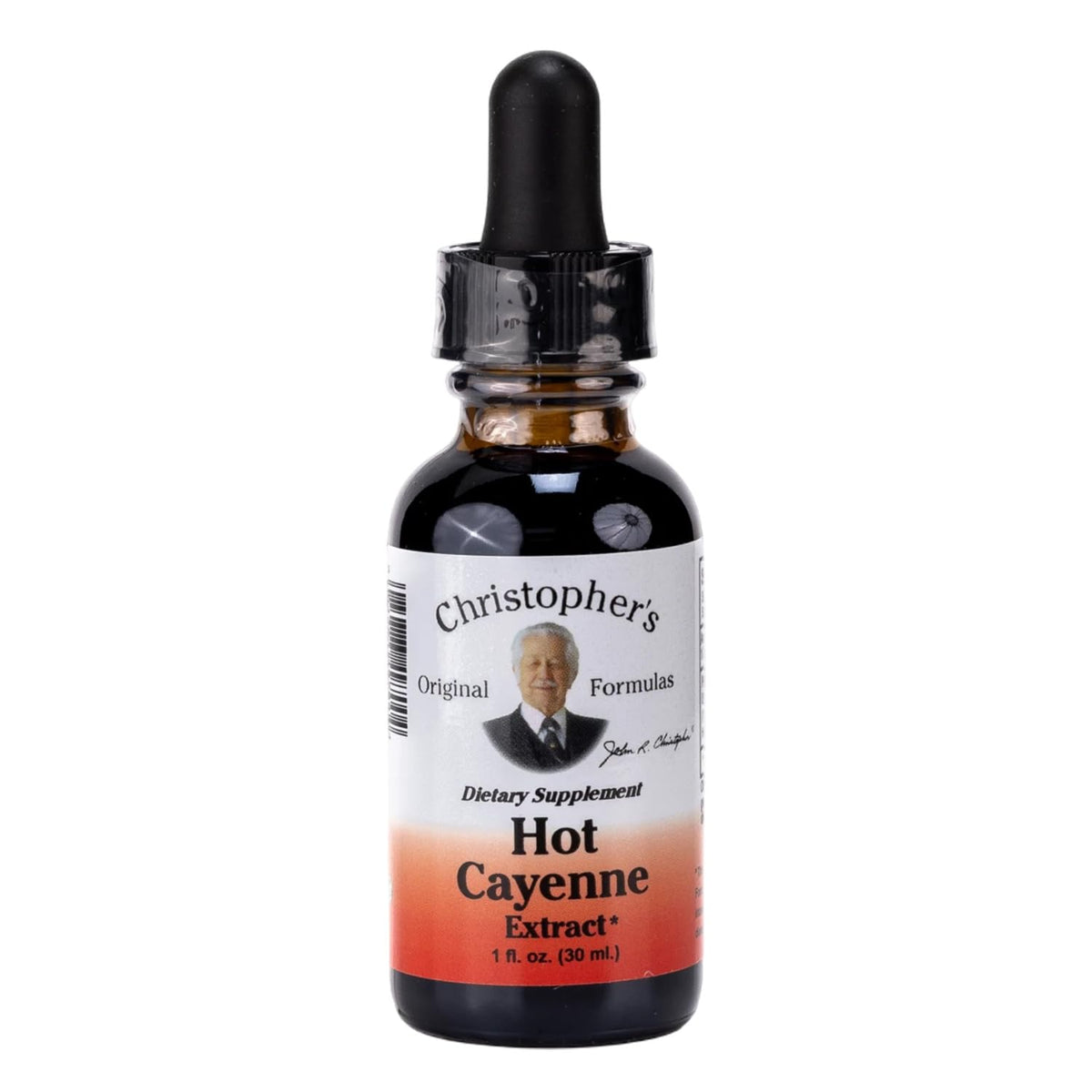 Christopher's Original Formulas Hot Cayenne Extract 1 fl oz front view