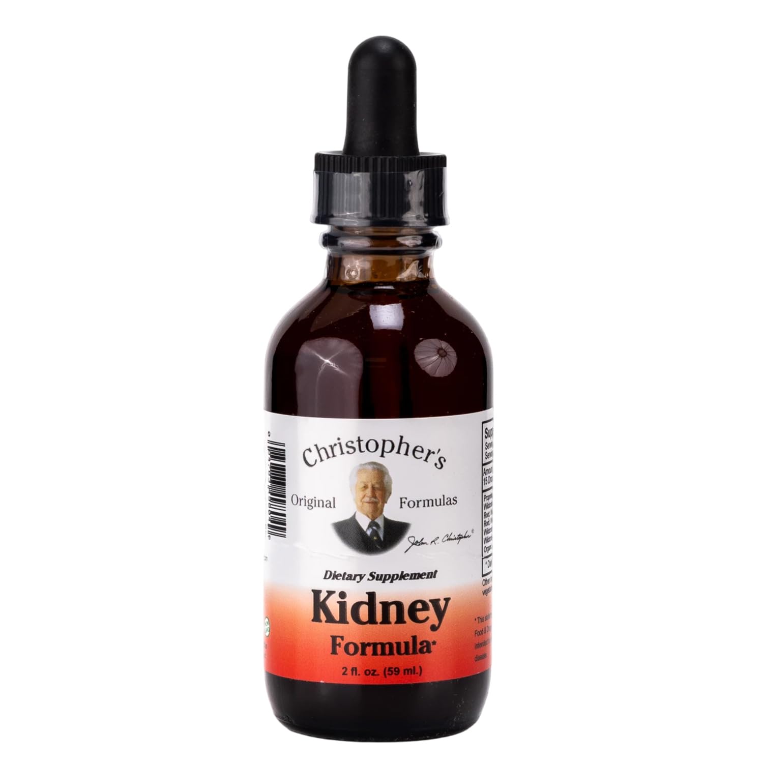 Christopher's Original Formulas Kidney Extract 2 oz bottle front view