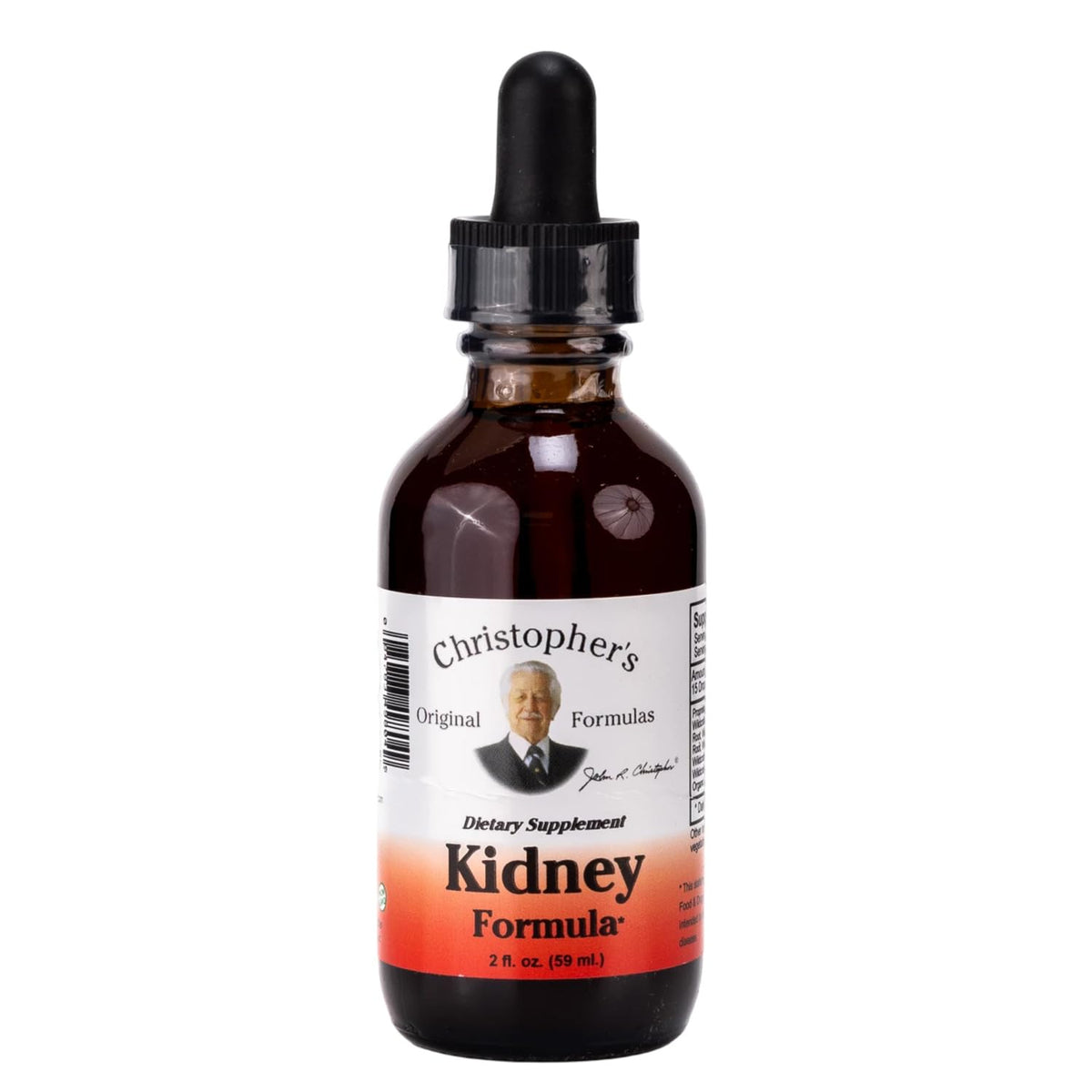 Christopher's Original Formulas Kidney Extract 2 oz bottle front view
