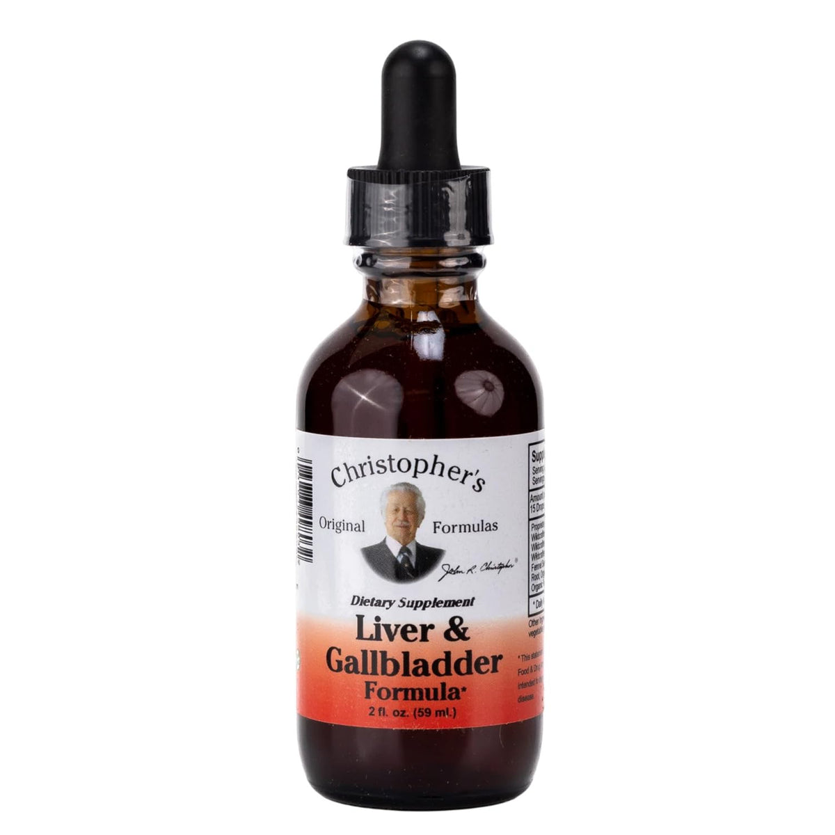 Christopher's Original Formulas Liver Extract front view 132g bottle