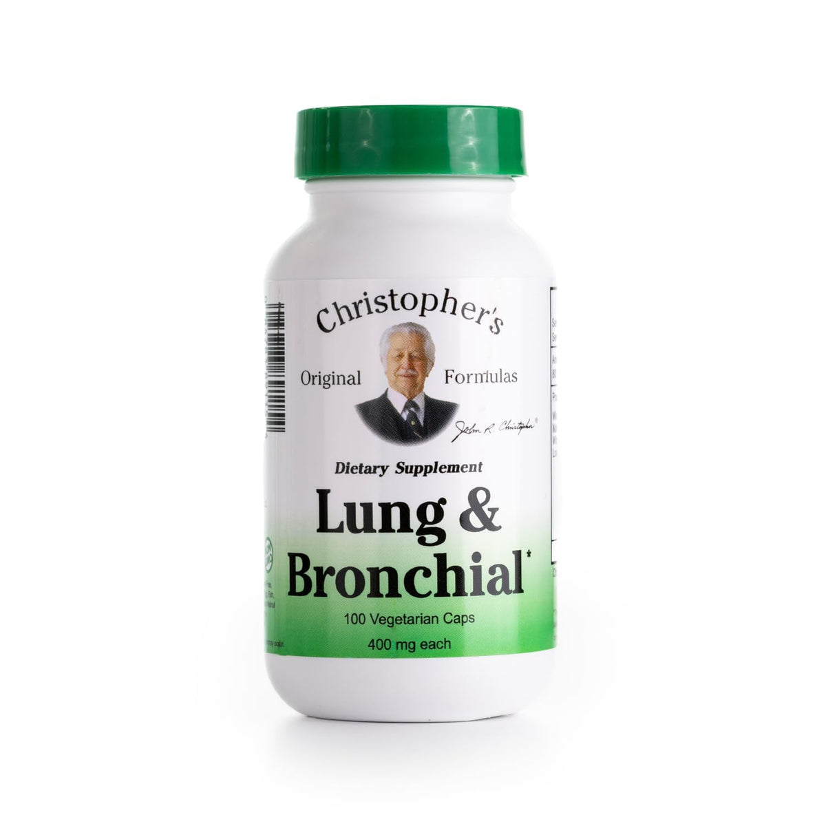 Christopher's Original Formulas Lung and Bronchial Formula front view