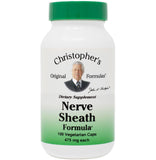 Christopher's Original Formulas Nerve Sheath Formula 100 capsules front view