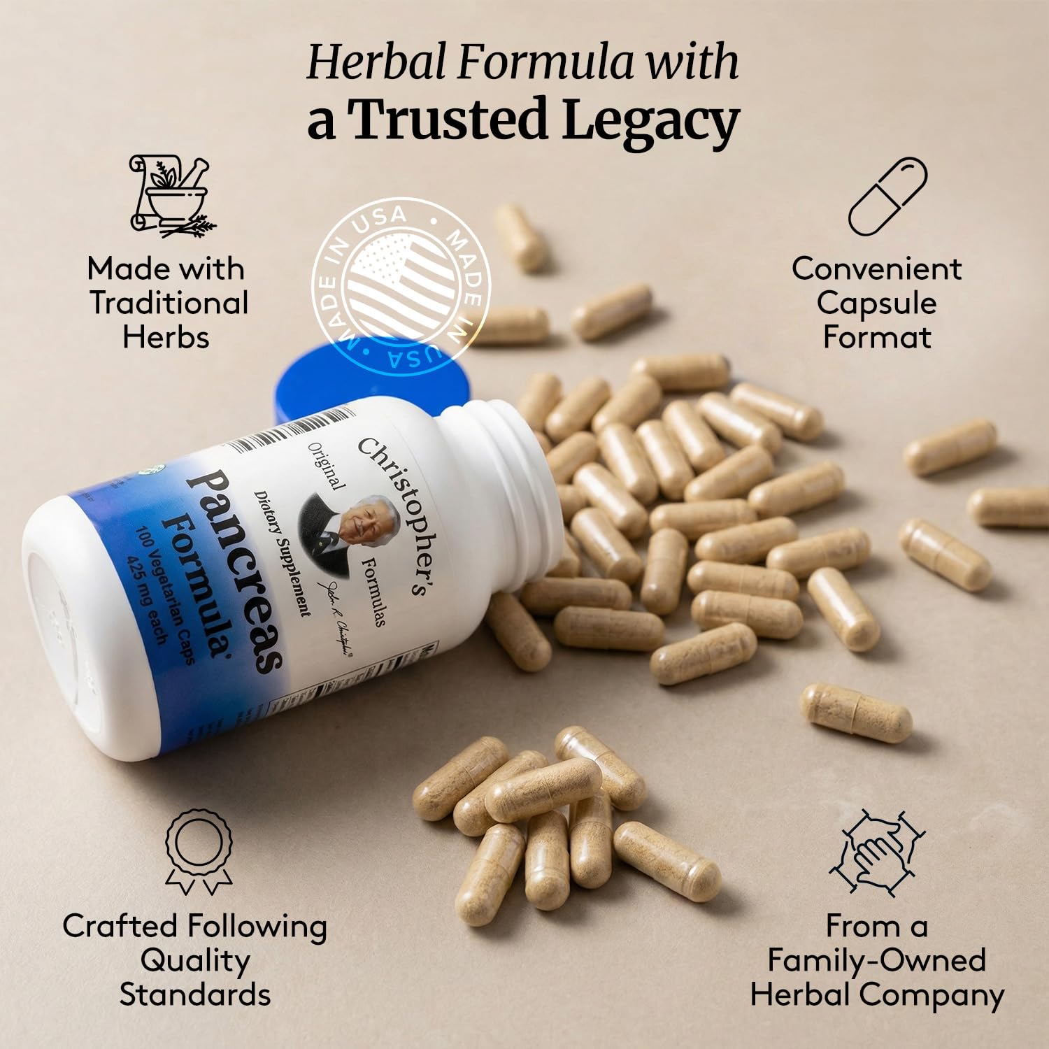 Christopher's Original Formulas Pancreas Formula packaging