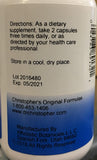 Christopher's Original Formulas Thyroid Maintenance bottle side view