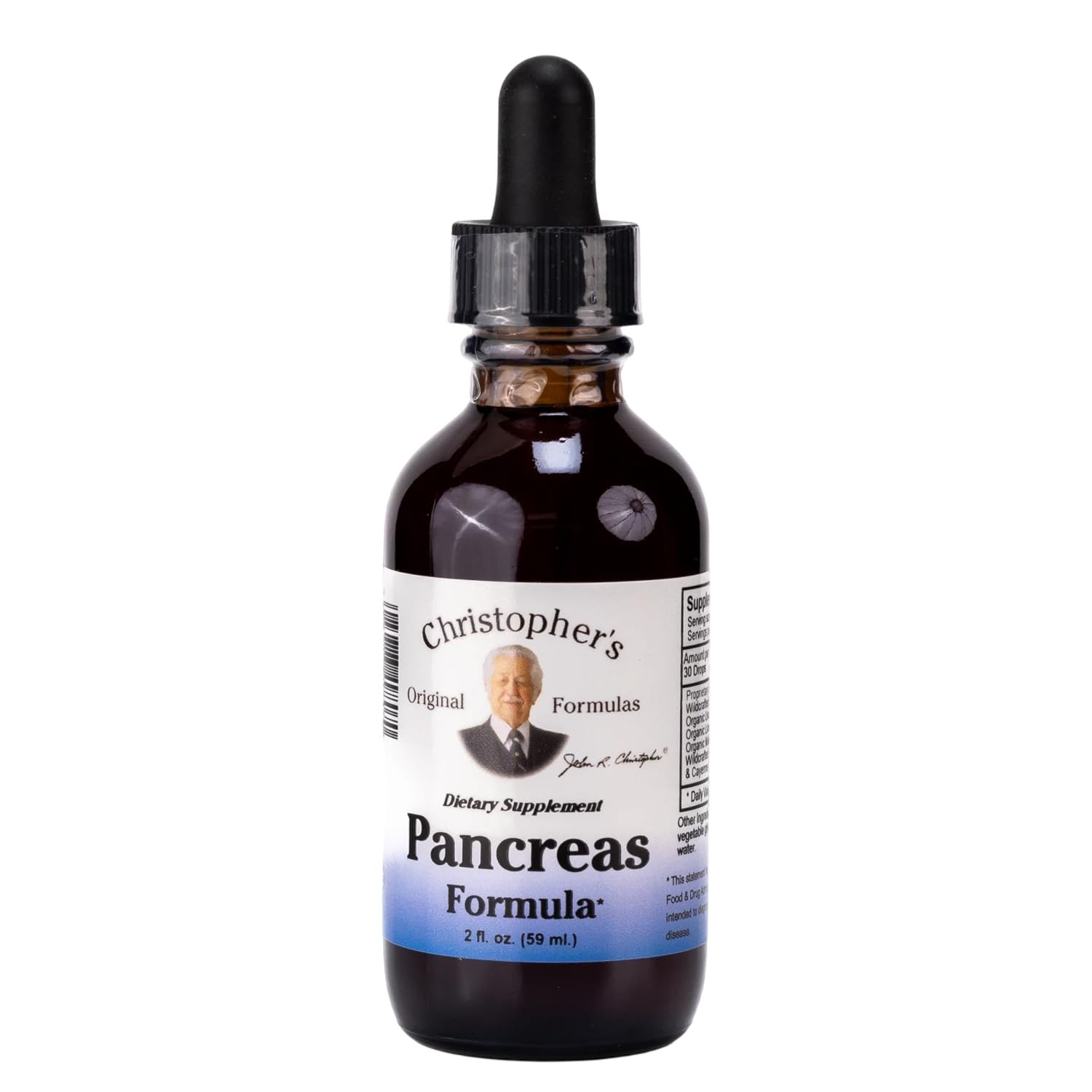 Christopher's Pancreas Formula 132g bottle front view