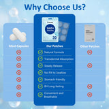 Chrxbei NAD+ patches close-up showing ingredients