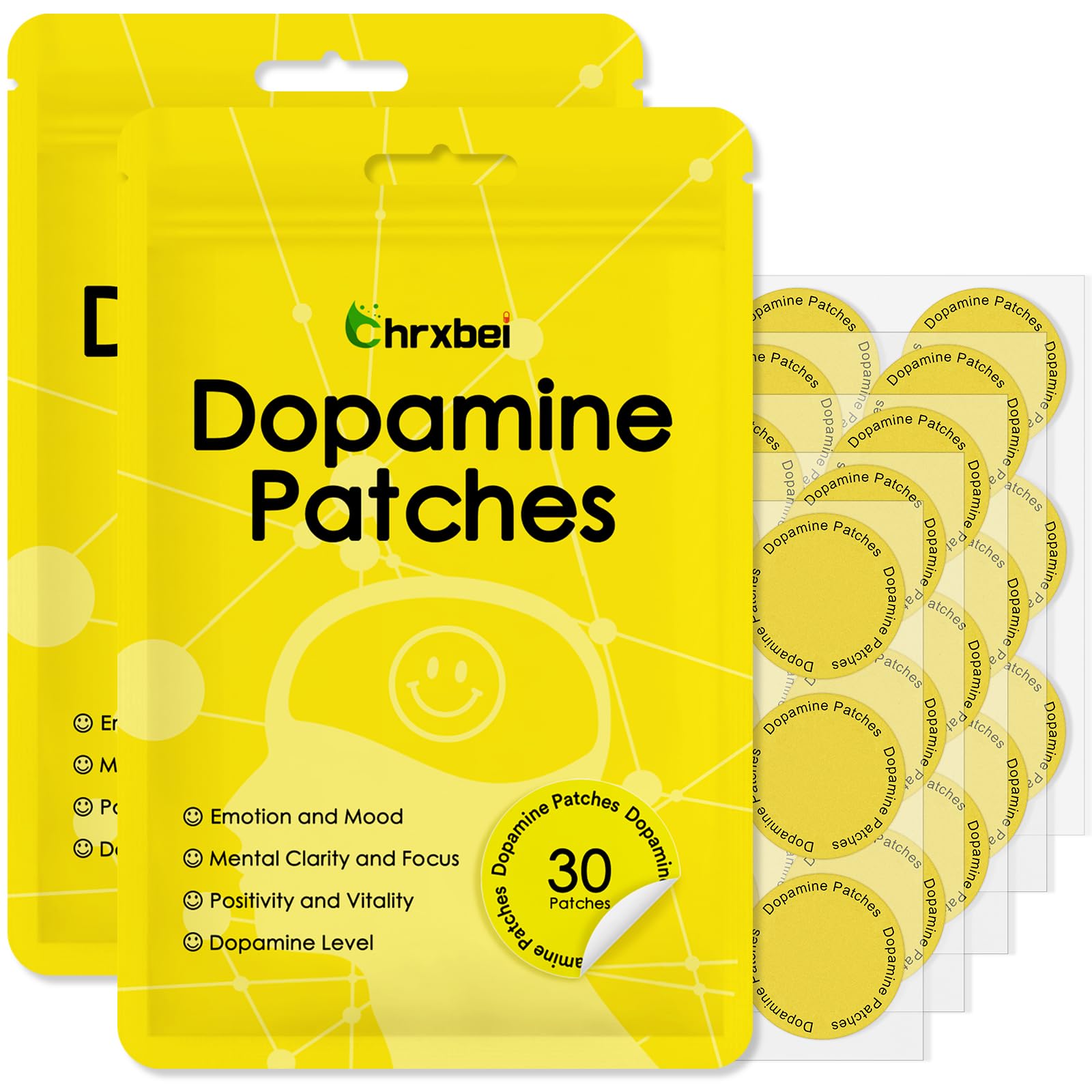 Chrxbei Plant-Based Dopamine Patch front view