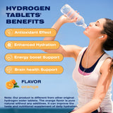 CHTENZY Hydrogen Water Tablets orange flavour close-up