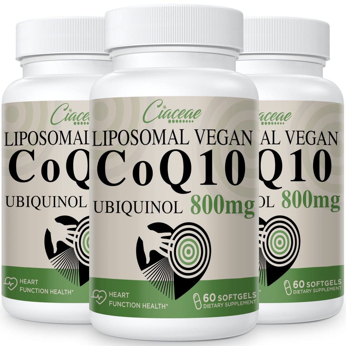 Ciaceae CoQ10 800 MG Softgels front view