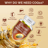 Ciaceae CoQ10 Softgel Capsules with a measuring spoon