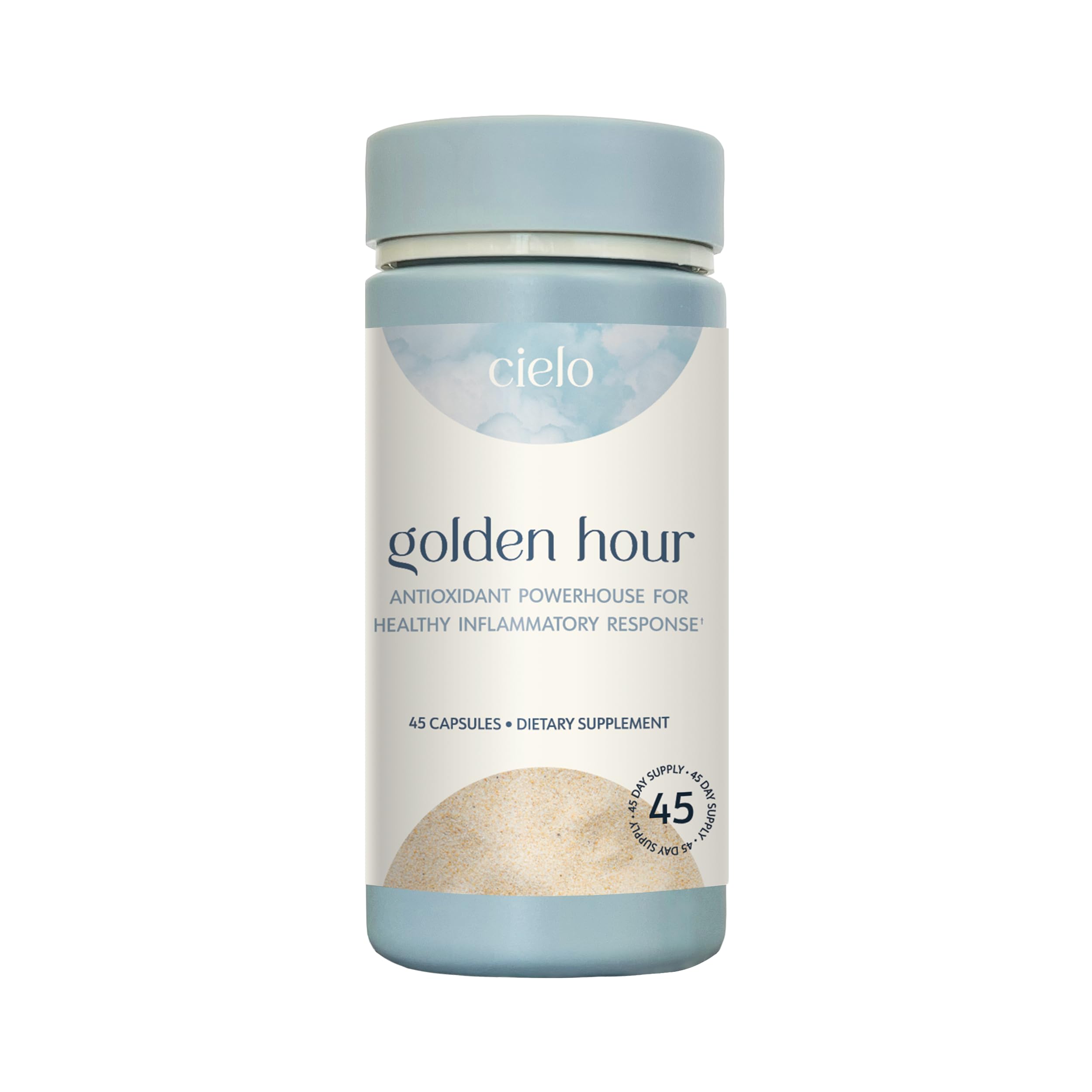 Cielo Golden Hour Blended Vitamin & Mineral Supplement front view