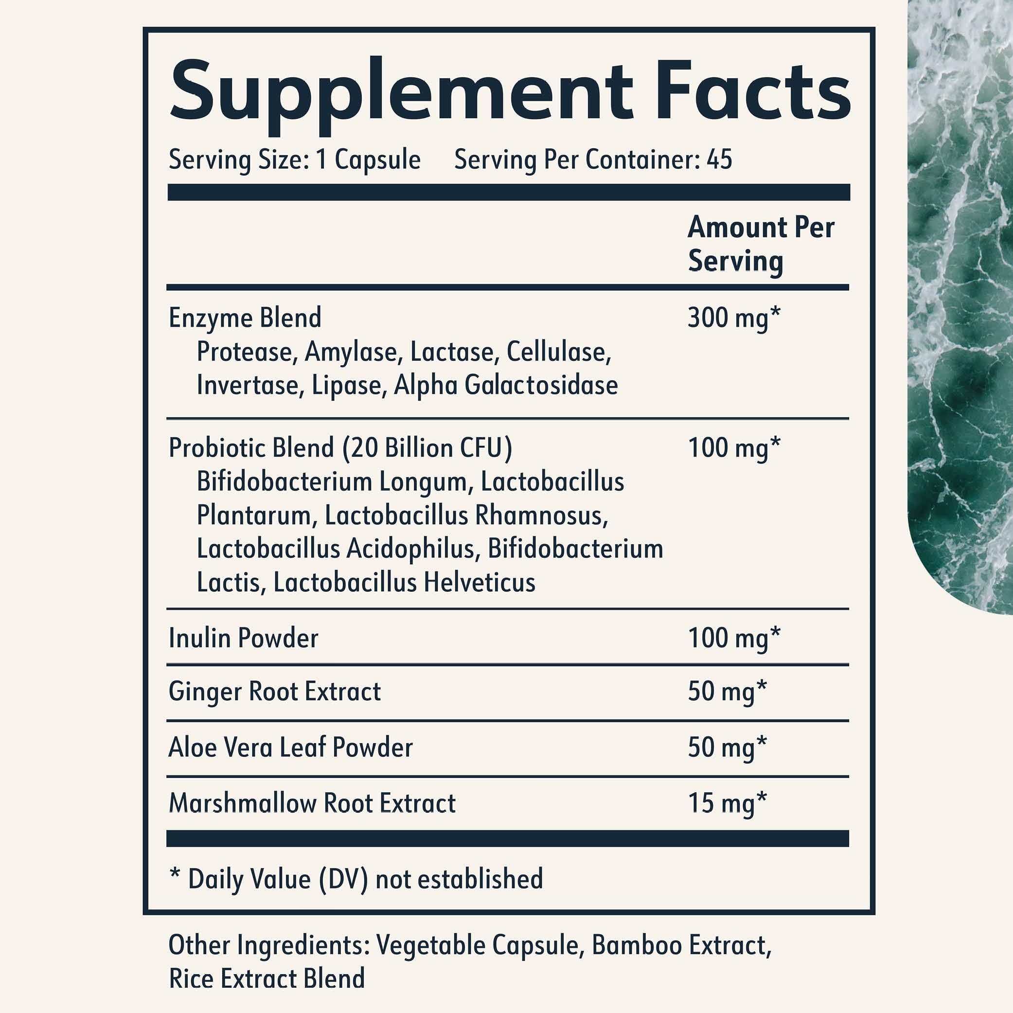 Cielo Horizon Prebiotic Supplement 45g side view