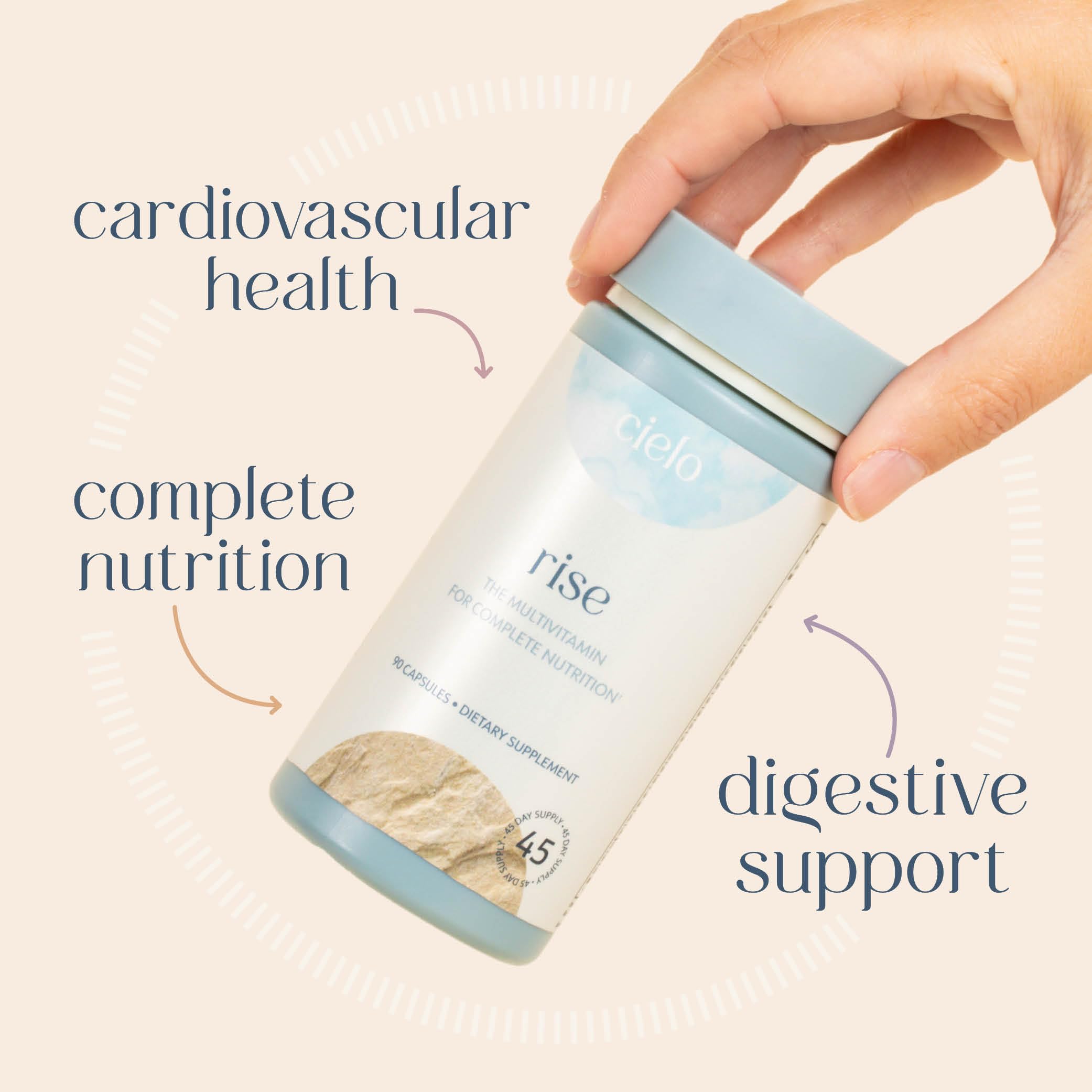 Cielo Multivitamins capsules close-up