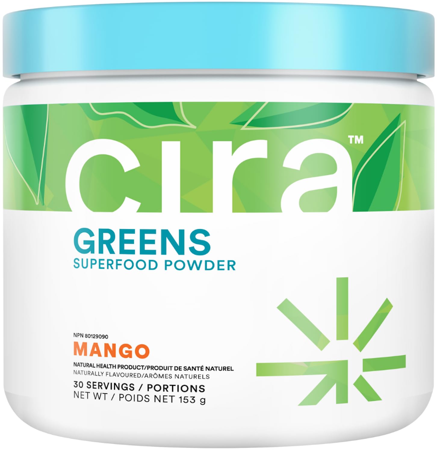 Cira Greens Superfood Powder 70g front view with packaging