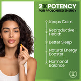 CIRCLE OF NATURE Ashwagandha Maca Root Capsules side view