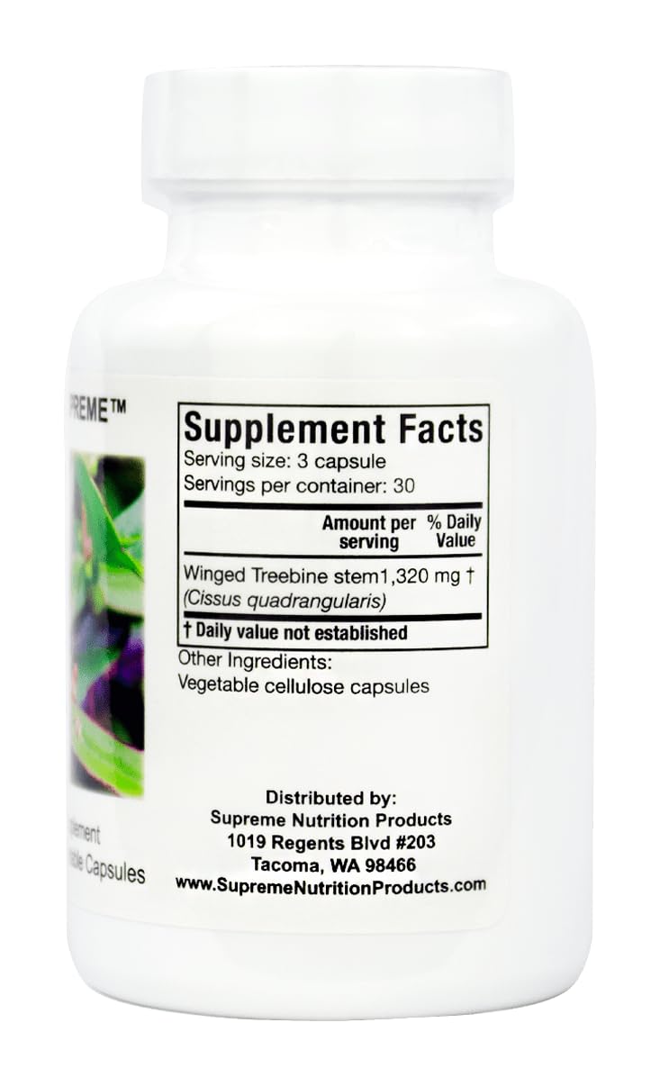 Cissus 100% Pure Winged Treebine stem capsules close-up