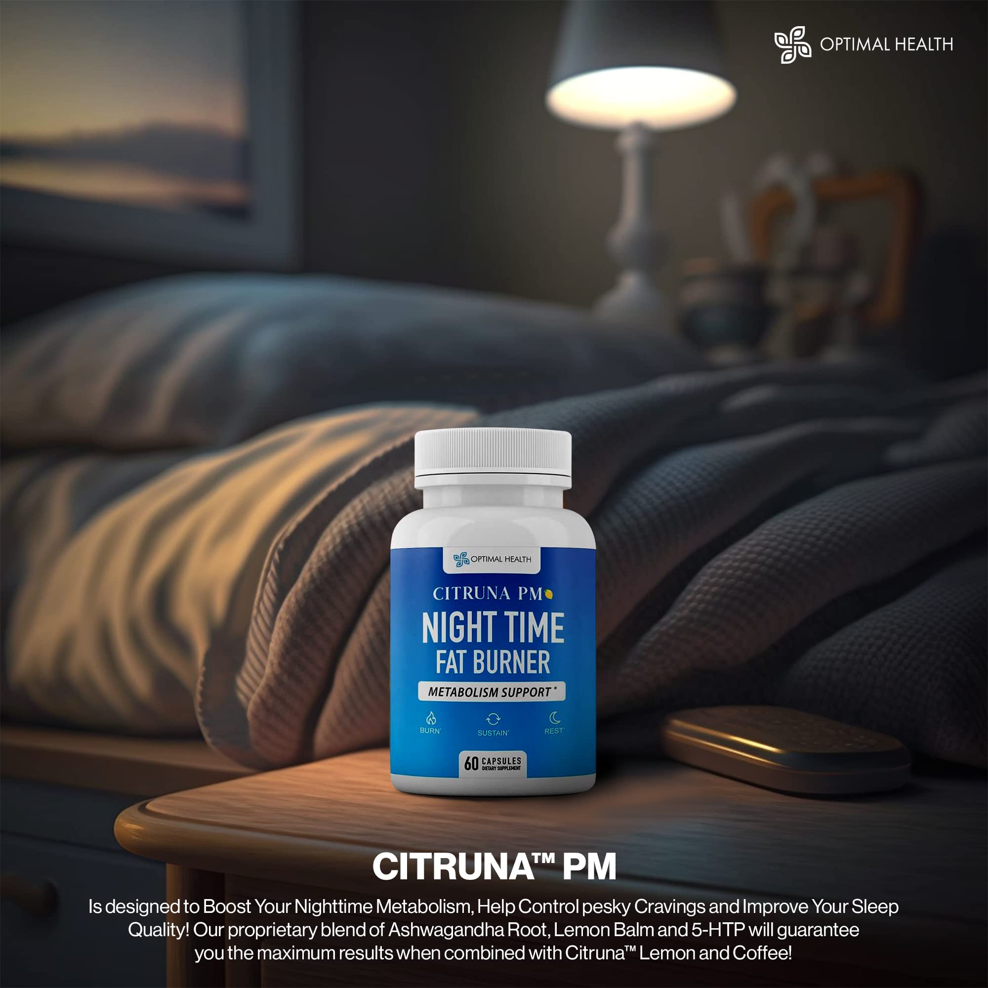 Citruna PM Night Fat Burner Capsules close-up of capsules
