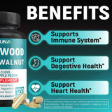 CIVIMUNA Wormwood Blended Vitamin & Mineral Supplement back view