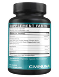 CIVIMUNA Wormwood supplement capsules in a white background