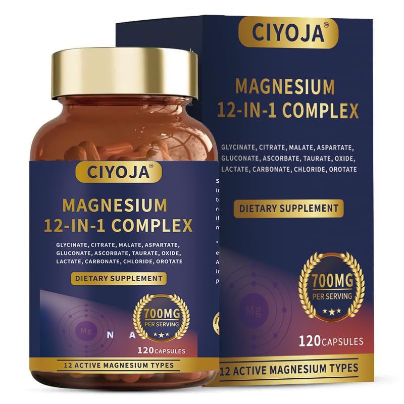 CIYOJA Magnesium Complex 12-in-1 700mg front view
