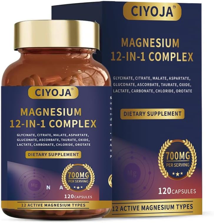 CIYOJA Magnesium Complex 700mg 120 Capsules front view