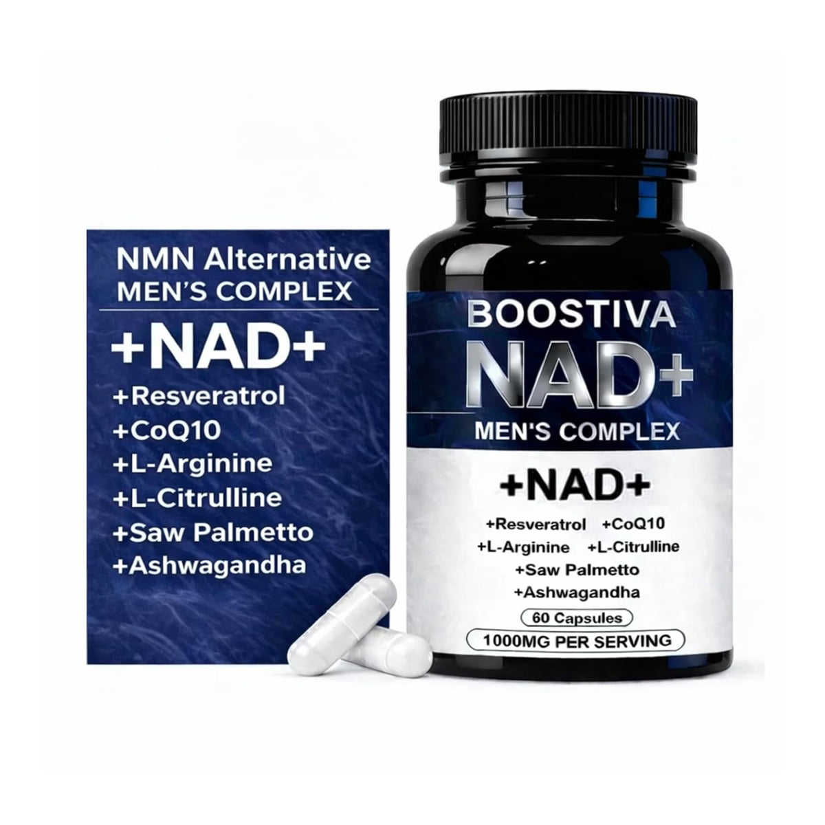CKPCKP Advanced Liposomal NAD+ & CoQ10 Supplement front view