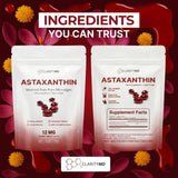 ClarityMD Astaxanthin Softgels in a lifestyle setting