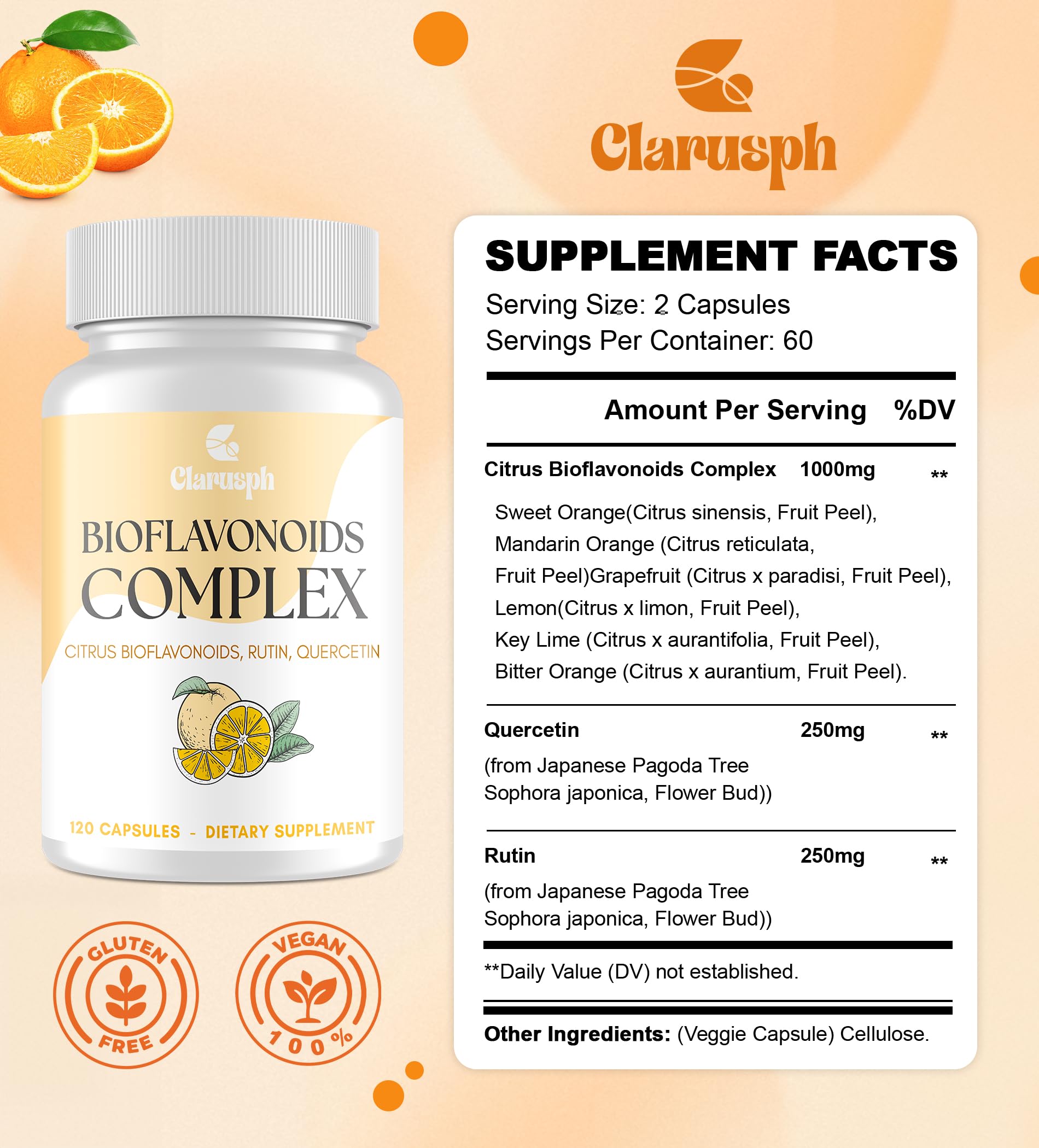 Clarusph Flavonoids Supplement 1500mg lifestyle scene