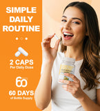 Clarusph Flavonoids Supplement 1500mg with other supplements