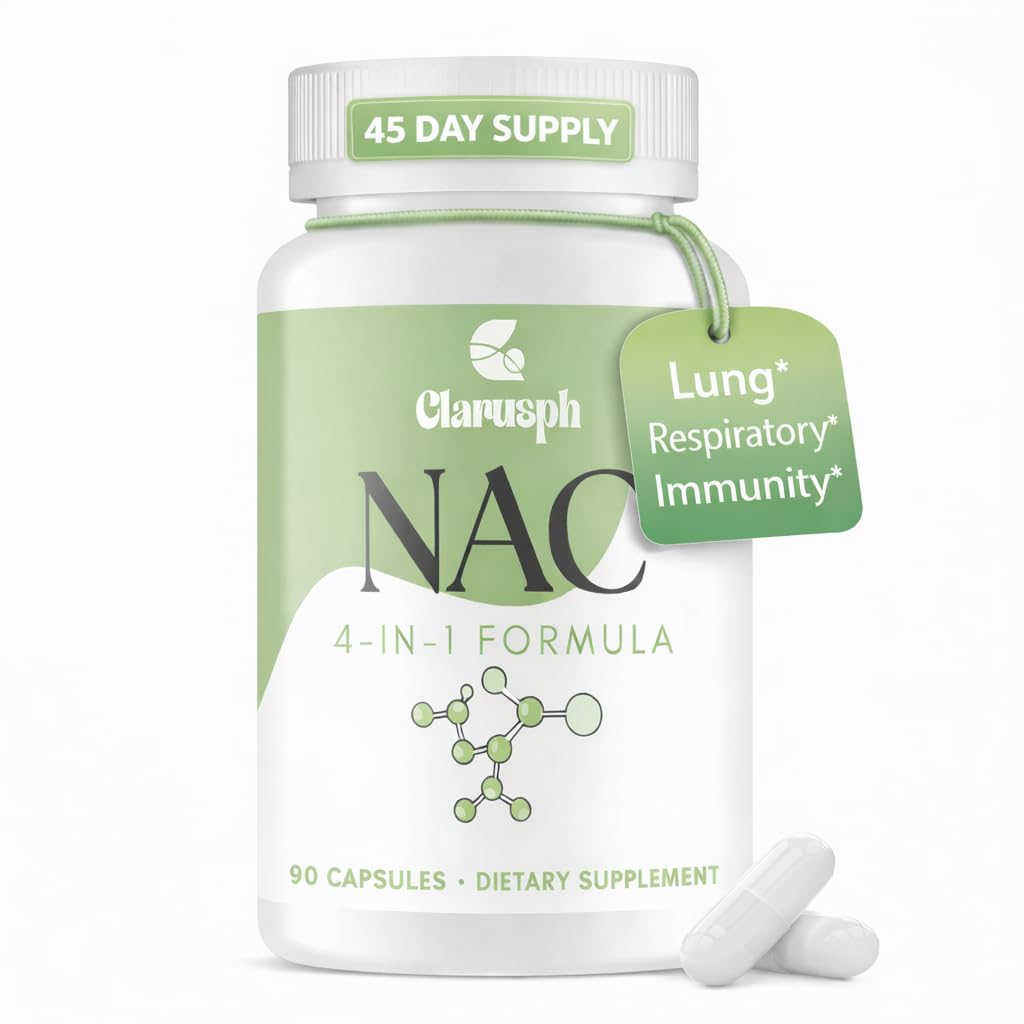 Clarusph NAC Supplement 1200mg front view