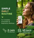 Clarusph NAC Supplement 1200mg on a wooden table