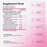 CLARVA Horny Goat Weed Supplement side view showing capsule