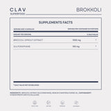 CLAV Broccoli Capsules 1000mg eco-friendly packaging close-up
