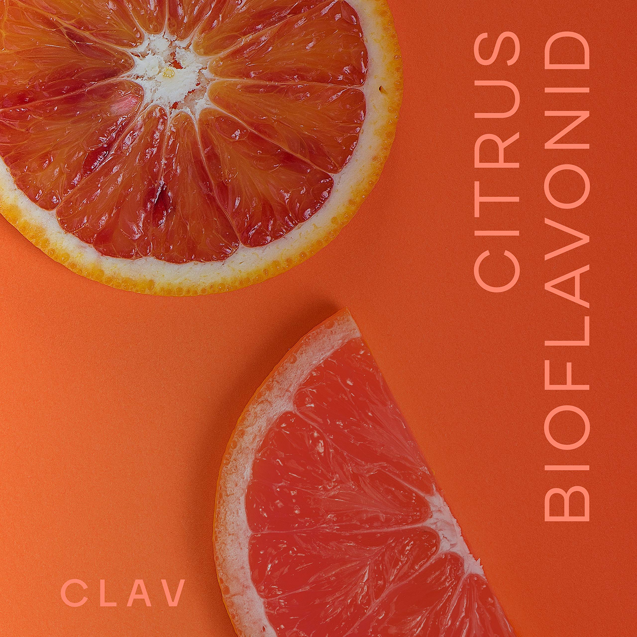 CLAV Flavonoid Complex Supplement side view showing capsule