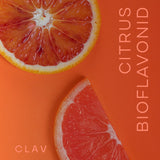 CLAV Flavonoid Complex Supplement side view showing capsule
